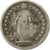 Münze, Schweiz, 1/2 Franc, 1881, Bern, Countermark, S, Silber, KM:23