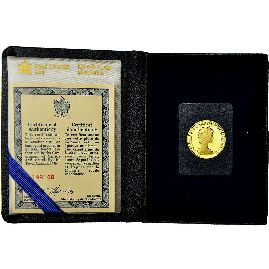 Munten, Canada, Elizabeth II, 100 Dollars, 1978, Royal Canadian Mint, Ottawa
