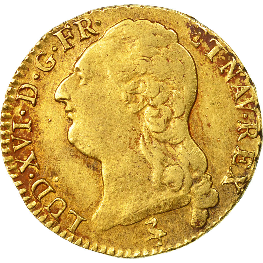 Moneta, Francia, Louis XVI, Louis d'Or, 1789, Paris, BB, Oro, Gadoury:361