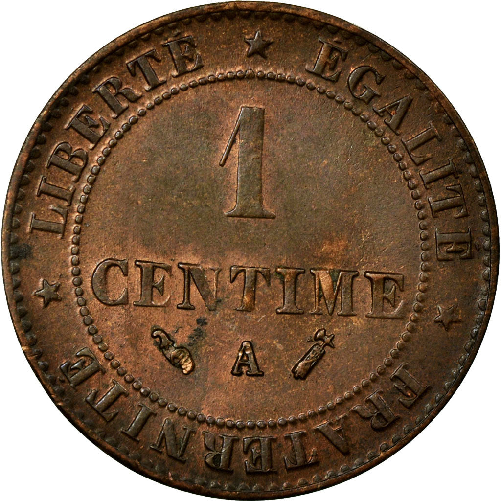 Monnaie, France, Cérès, Centime, 1886, Paris, SUP, Bronze, KM:826.1