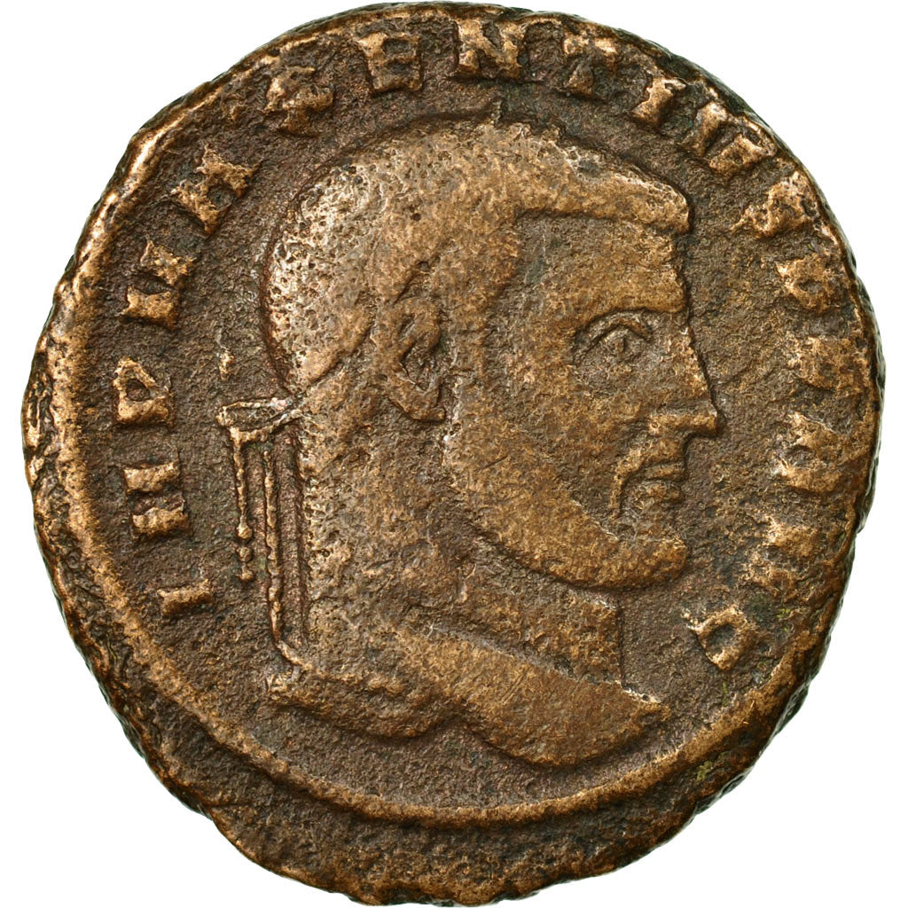 Coin, Maxentius, Follis, AD 307, Carthage, VF(30-35), Bronze, RIC:60
