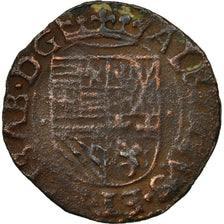 Coin, Spanish Netherlands, Albert & Isabella, Liard, Oord, 1608, Roermond