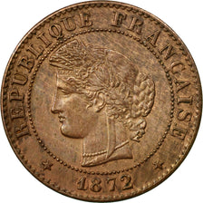 Coin, France, Cérès, Centime, 1872, Paris, AU(55-58), Bronze, KM:826.1