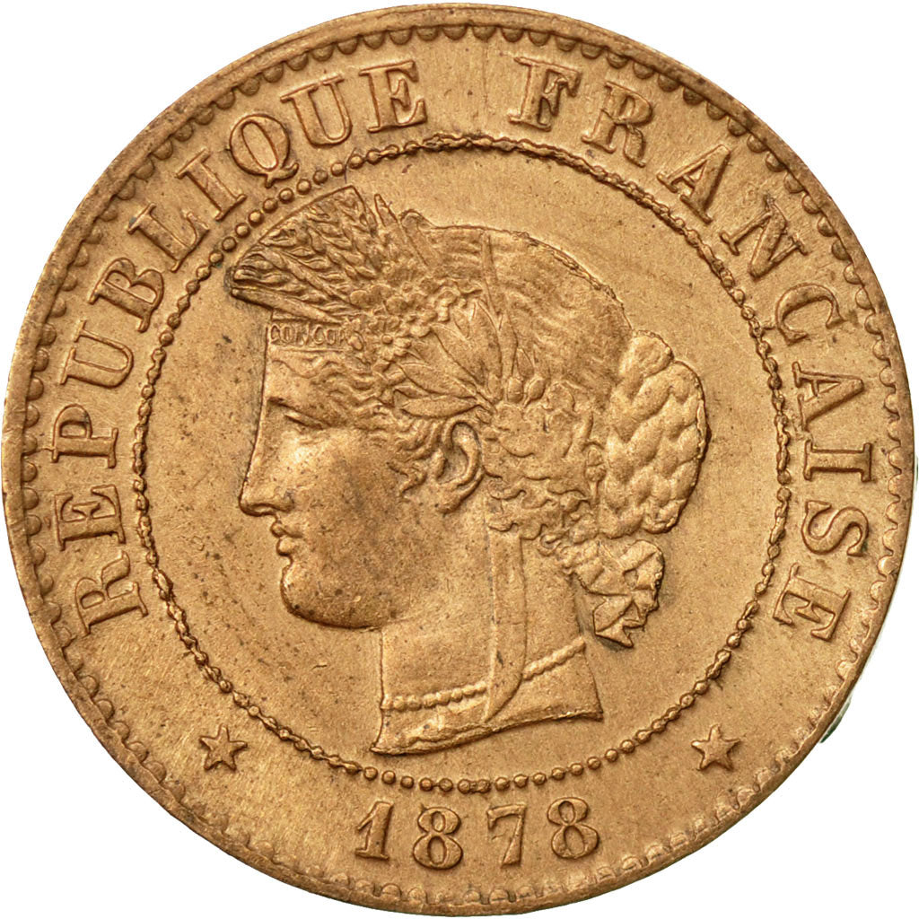 Moneta, Francia, Cérès, Centime, 1878, Paris, BB+, Bronzo, KM:826.1