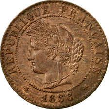 Coin, France, Cérès, Centime, 1888, Paris, AU(55-58), Bronze, KM:826.1