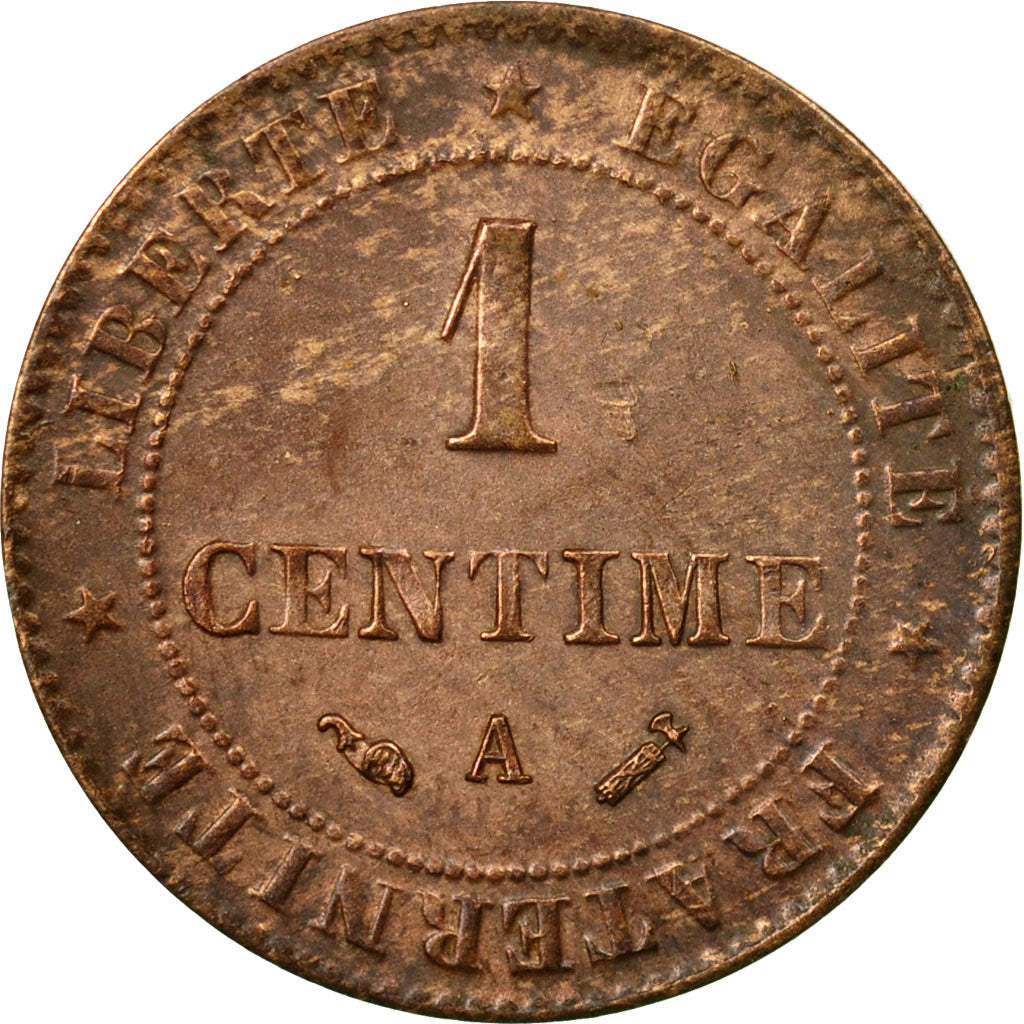Coin, France, Cérès, Centime, 1888, Paris, AU(55-58), Bronze, KM:826.1