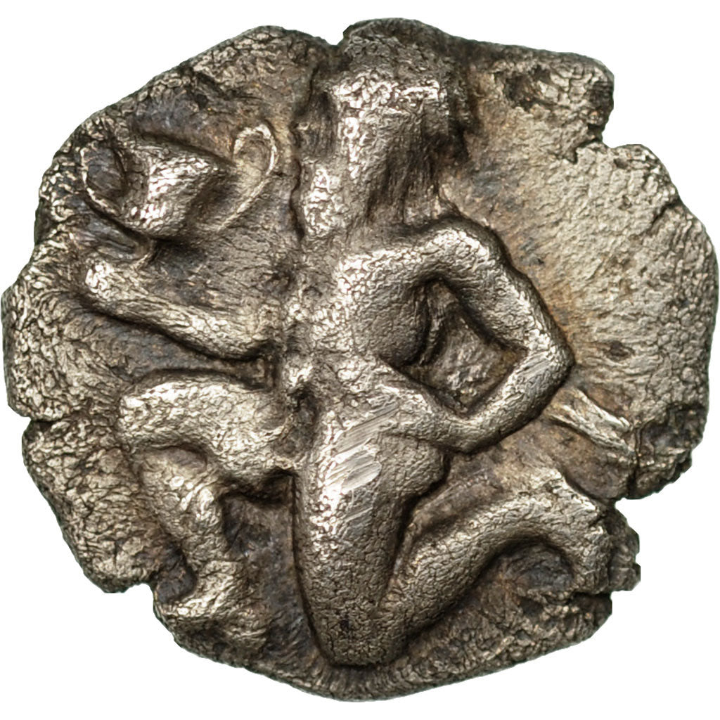 Coin, Thrace, Thasos, Trihemiobol, EF(40-45), Silver, HGC:6-351