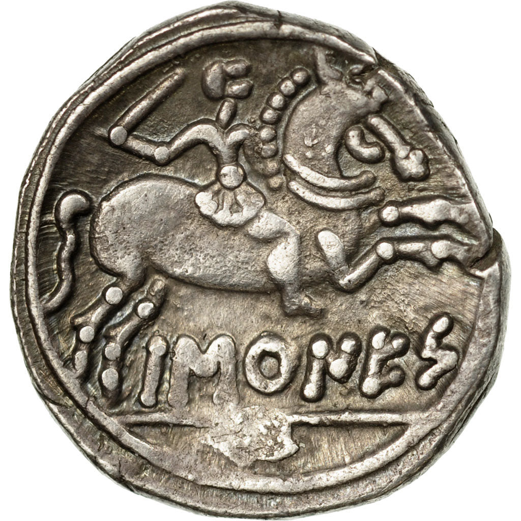 Coin, Spain, Barskunes, Denarius, EF(40-45), Silver