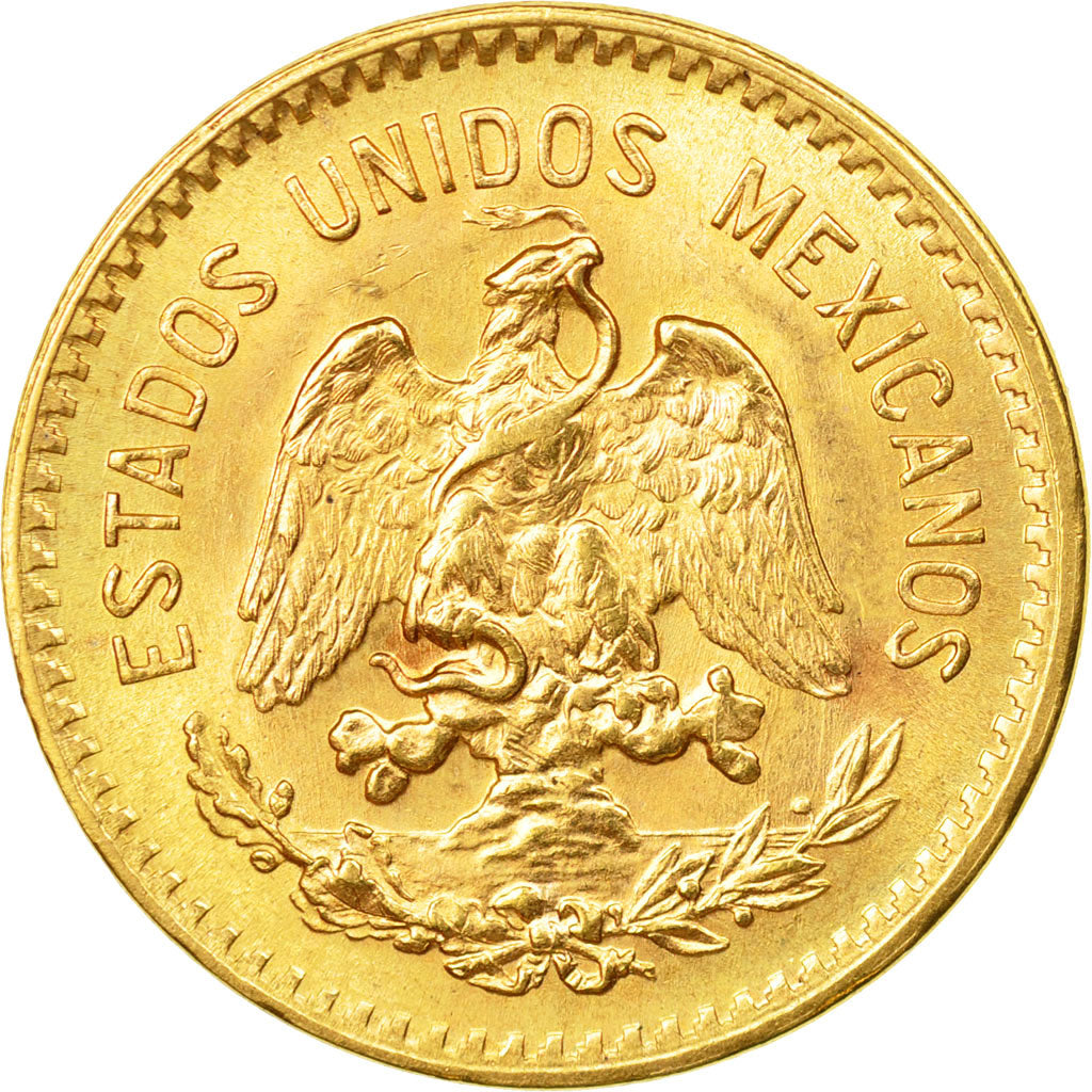 Coin, Mexico, 10 Pesos, 1959, Mexico City, MS(60-62), Gold, KM:473