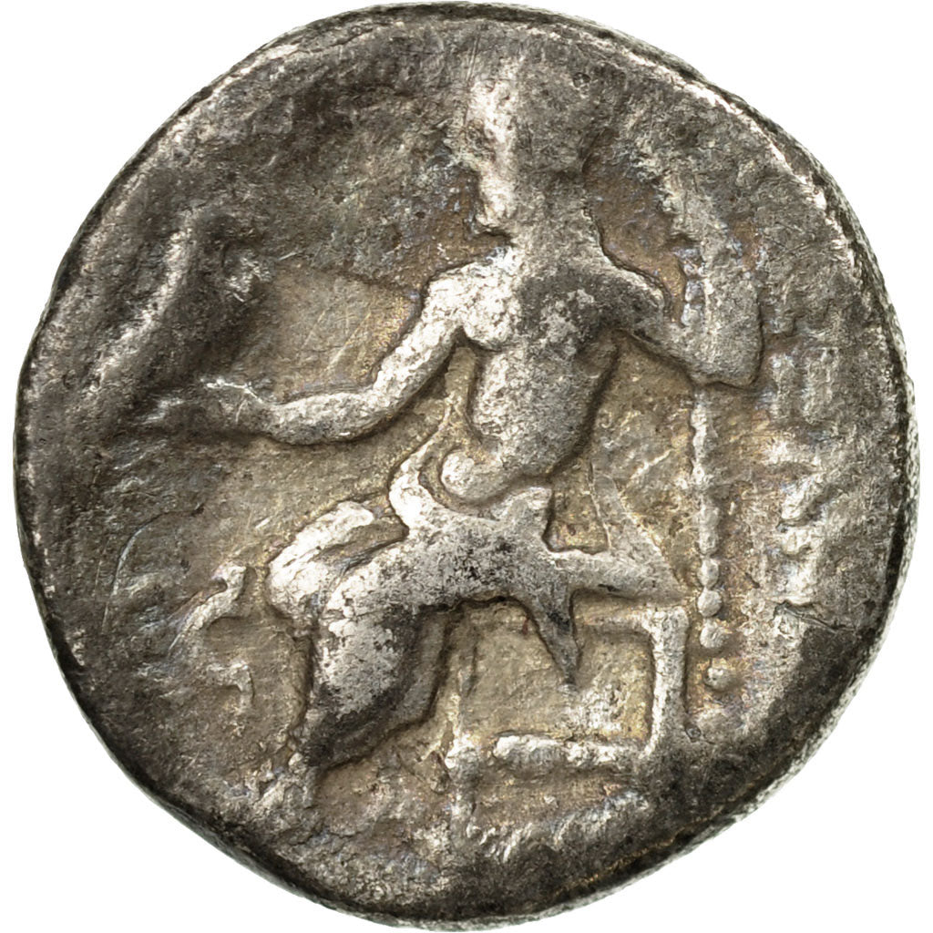 Coin, Kingdom of Macedonia, Alexander III, Drachm, Kolophon, VF(20-25), Silver
