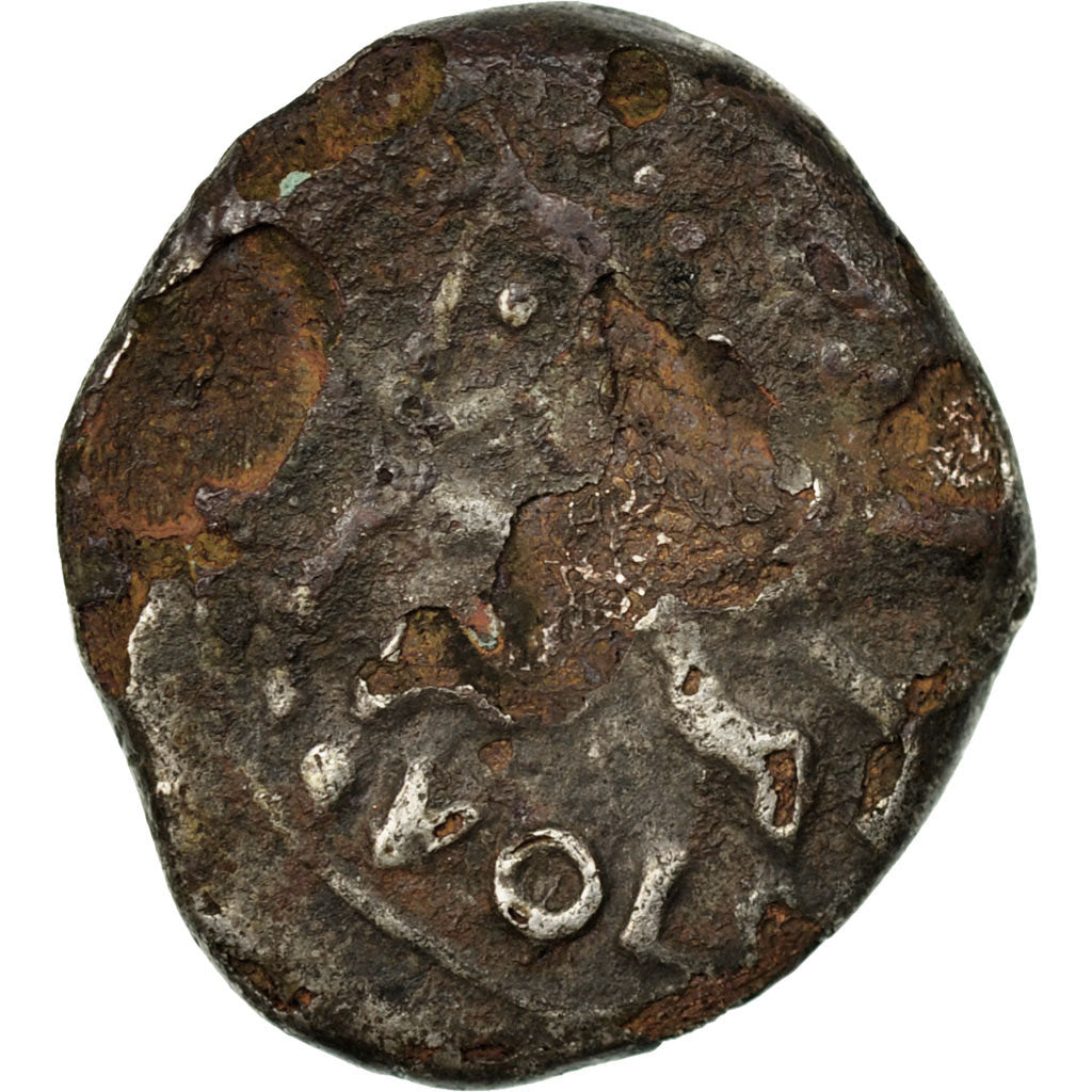 Coin, Allobroges, Denarius VOL, Fourrée, VF(20-25), Silver, Delestrée:3120-3121