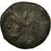 Coin, Sextus Pompey, As, 45 BC, Sicily, VF(20-25), Bronze, Crawford:479/1