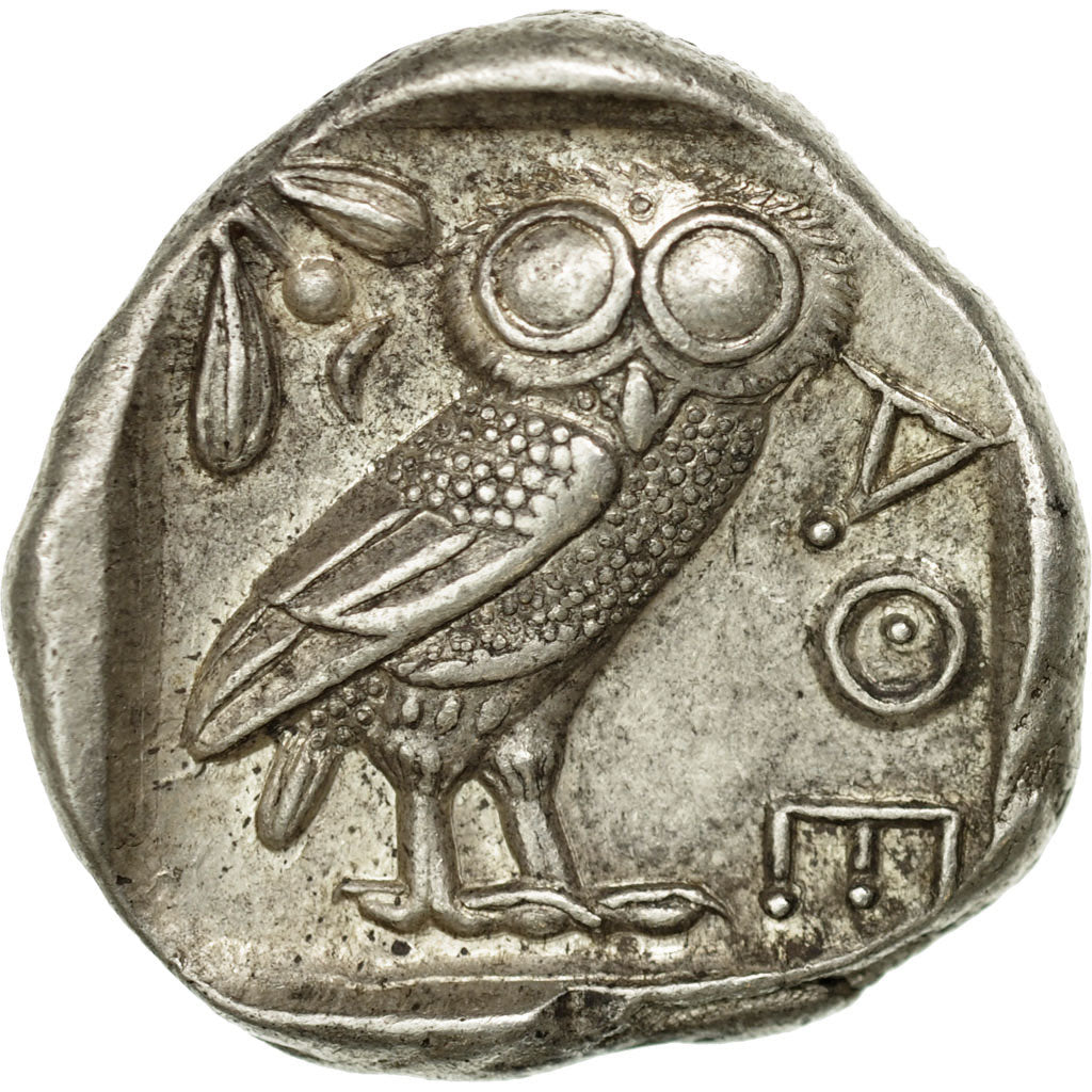 Coin, Attica, Athens, Tetradrachm, Athens, AU(55-58), Silver, SNG Cop:31