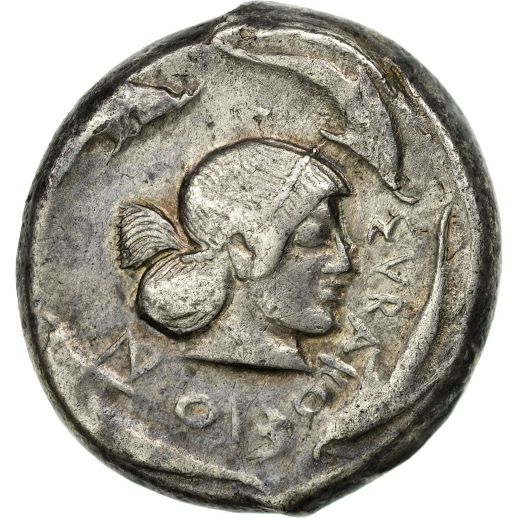 Coin, Sicily, Syracuse, Hieron I, Tetradrachm, EF(40-45), Silver, HGC:2-1307