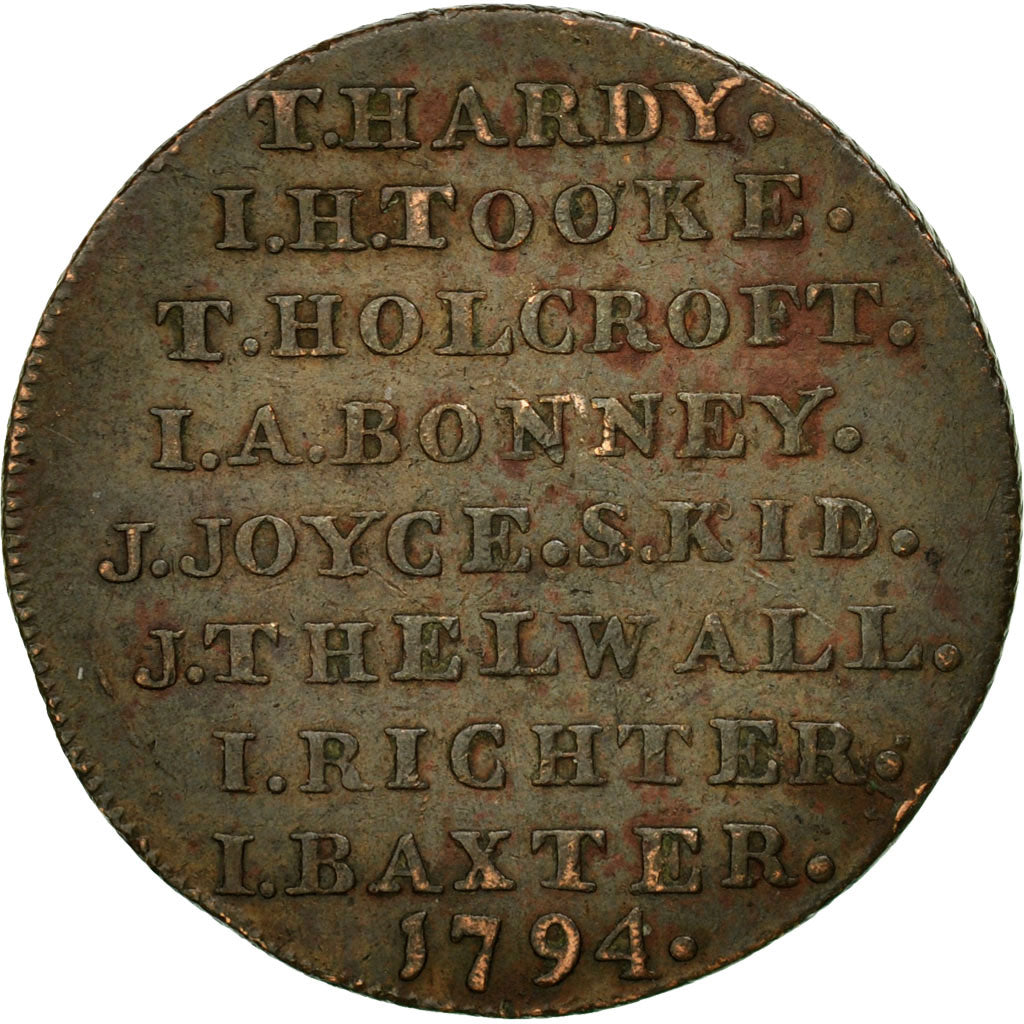 Coin, Great Britain, Erskine & Gibbs, Halfpenny Token, 1794, Middlesex