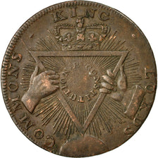 Moneta, Gran Bretagna, T & R Davidson, Halfpenny Token, 1795, Middlesex, BB
