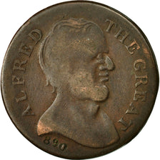 Coin, Great Britain, Alfred the Great, Evasion Halfpenny, Music Charms
