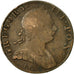 Coin, Great Britain, Gregory III Pon, Evasion Halfpenny, 1730, Britain's Isles
