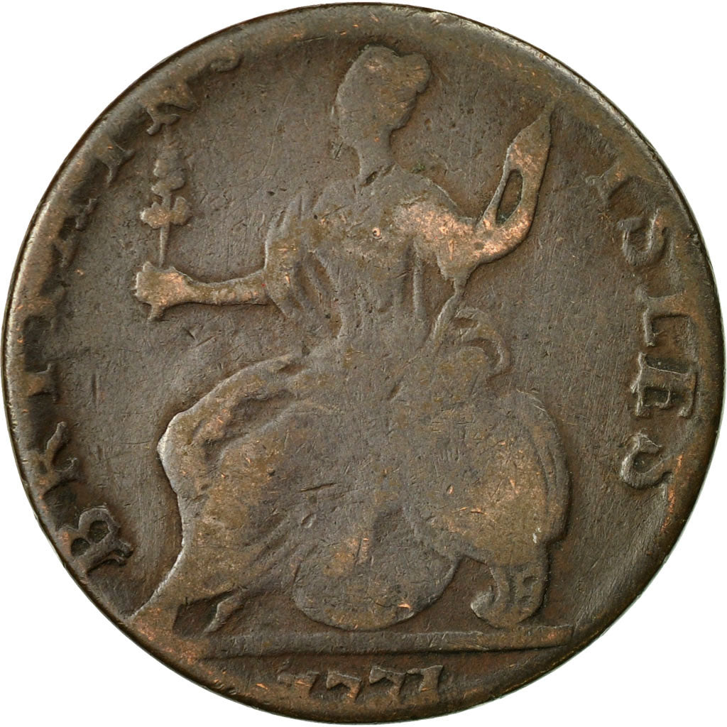 Coin, Great Britain, Gregory III Pon, Evasion Halfpenny, 1771, Britain's Isles