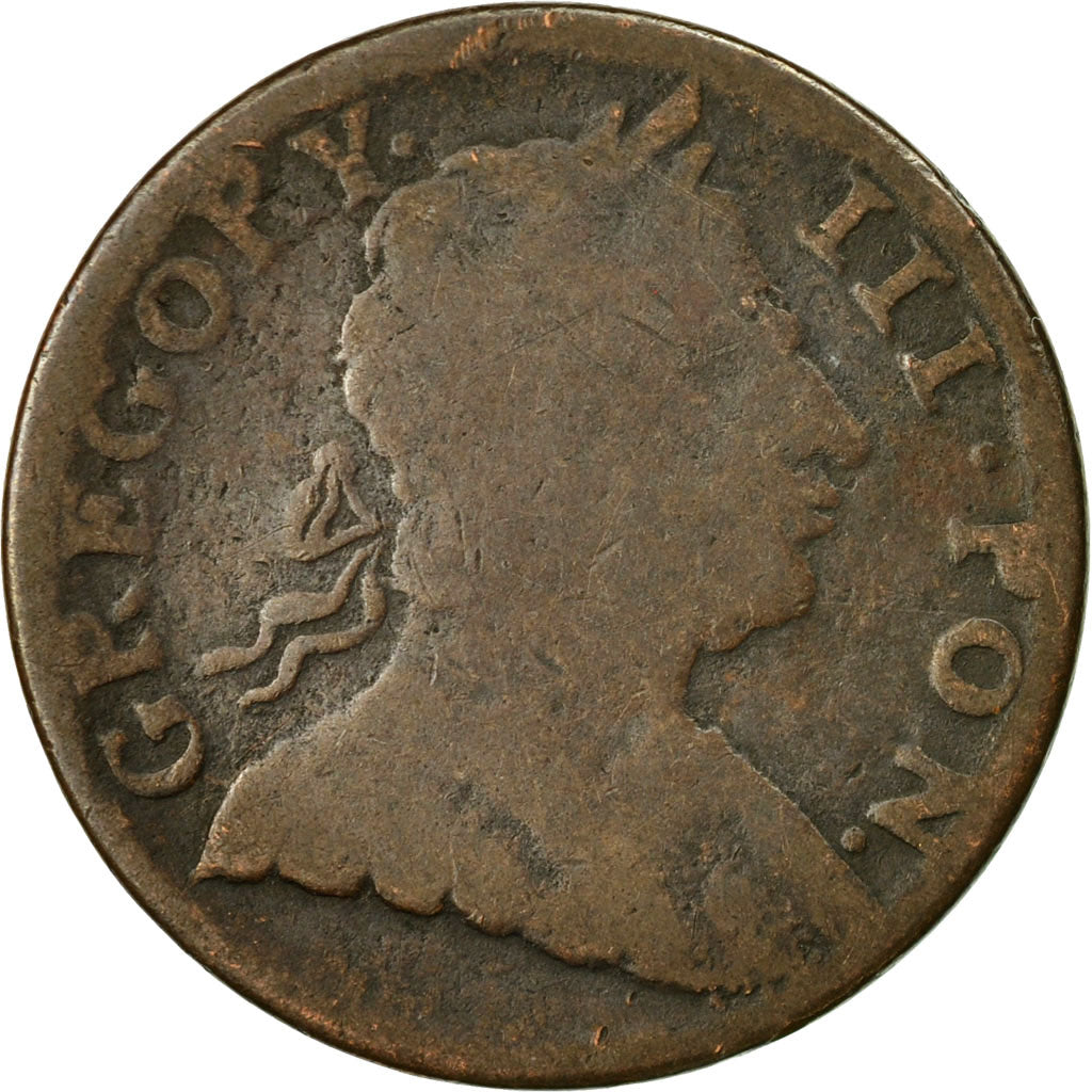 Coin, Great Britain, Gregory III Pon, Evasion Halfpenny, 1788, British Girls