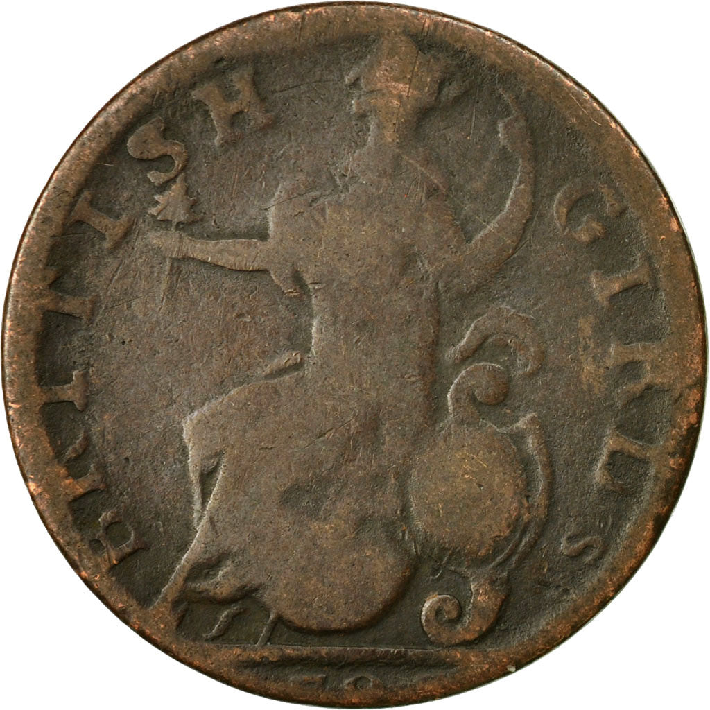 Coin, Great Britain, Gregory III Pon, Evasion Halfpenny, 1788, British Girls
