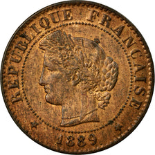 Coin, France, Cérès, Centime, 1889, Paris, MS(60-62), Bronze, KM:826.1