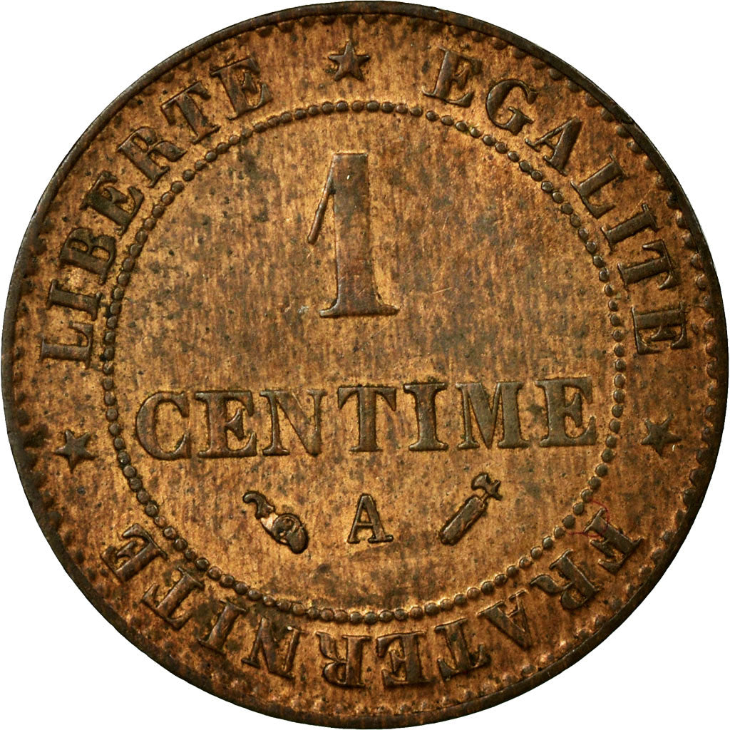 Coin, France, Cérès, Centime, 1889, Paris, MS(60-62), Bronze, KM:826.1