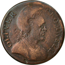 Coin, Great Britain, South Wales, Oliver Cromwell, Evasion Halfpenny, F(12-15)