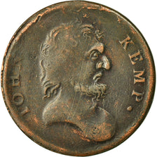 Coin, Great Britain, John Kemp, Evasion Halfpenny, Unity and Peace, F(12-15)