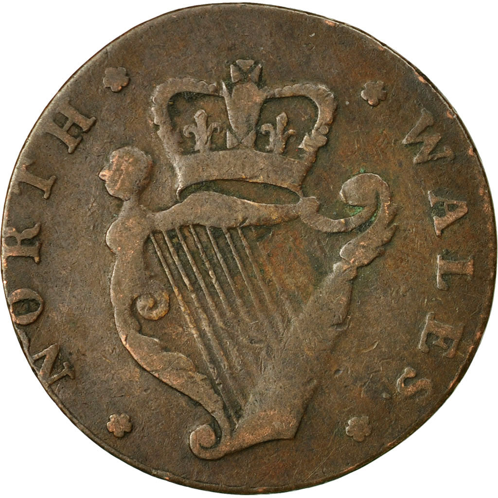 Munten, Groot Bretagne, Warwickshire, John Wilkinson, Halfpenny Token, Mule, FR