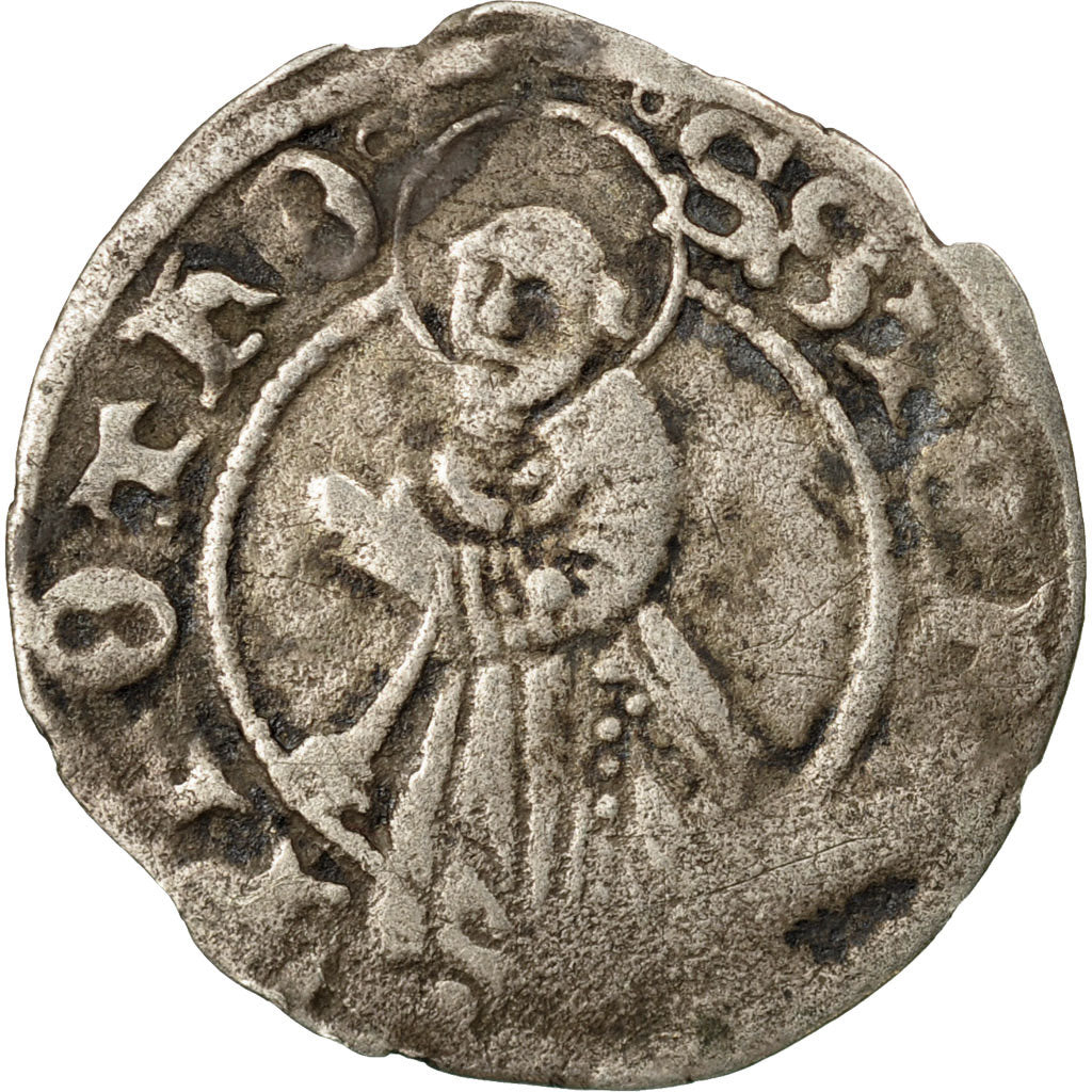 Moneta, Francia, LORRAINE, Robert de Lenoncourt, Bugne, Metz, MB+, Argento