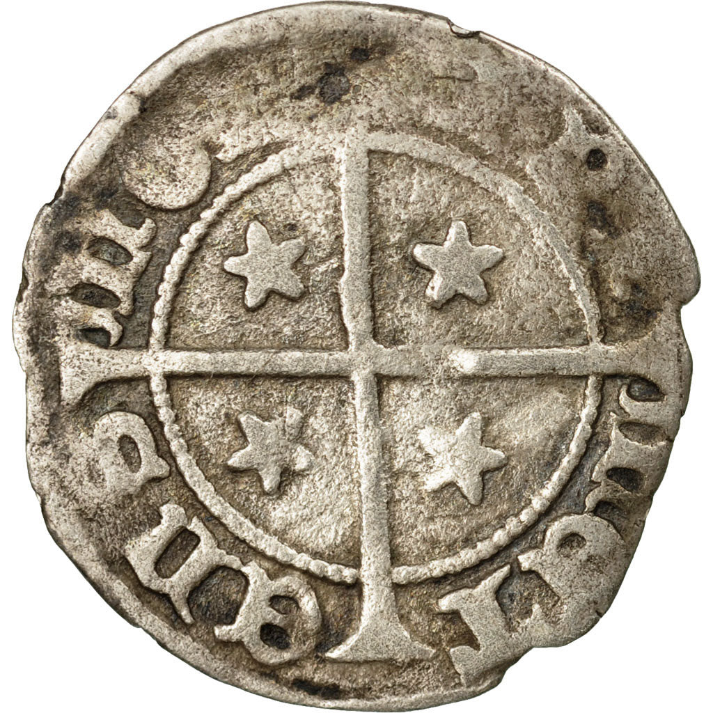 Moneta, Francia, LORRAINE, Robert de Lenoncourt, Bugne, Metz, MB+, Argento