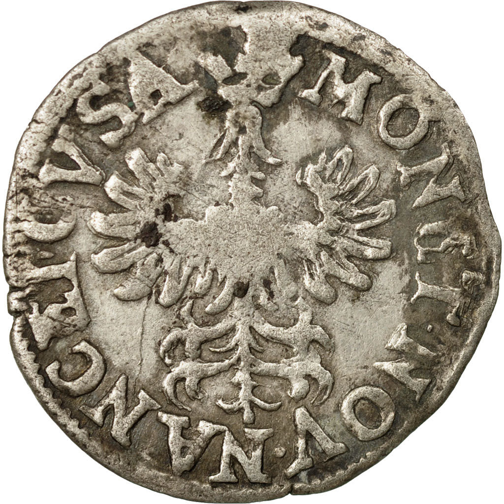 Coin, France, LORRAINE, Charles IV, Double Denier, Nancy, EF(40-45), Billon