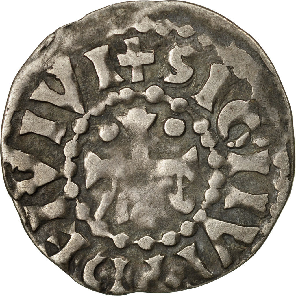 Coin, France, Maine, Denarius, Le Mans, VF(20-25), Billon, Boudeau:171