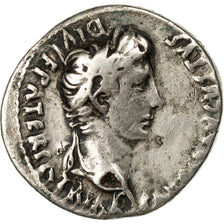 Coin, Augustus, Denarius, Lyons, Fourrée, EF(40-45), Silver, RIC:207