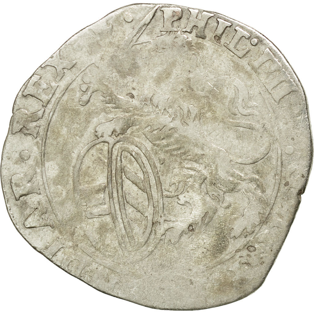 Coin, Spanish Netherlands, Philip IV, Escalin, 1625, Anvers, VF(20-25), Silver