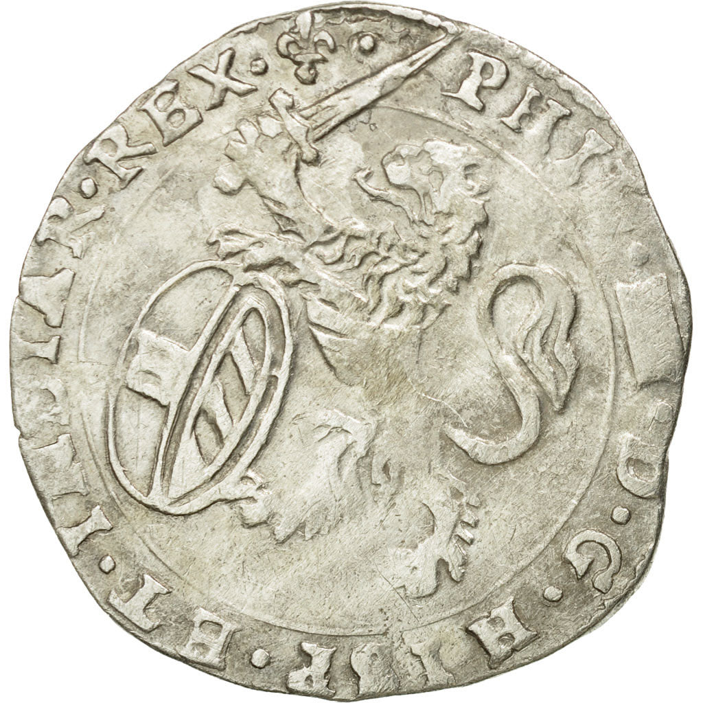 Coin, Spanish Netherlands, Philip IV, Escalin, 1623, Bruges, EF(40-45), Silver