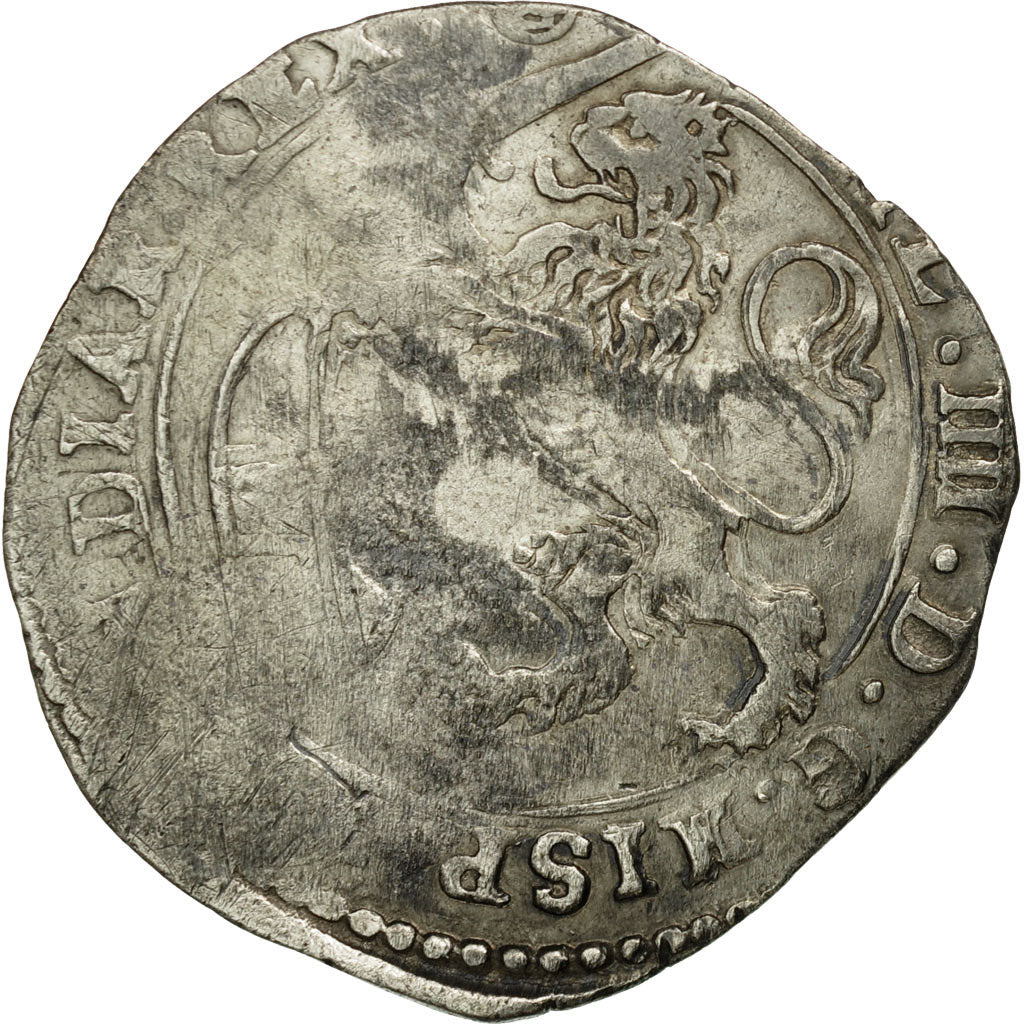 Coin, Luxembourg, Philip IV, Escalin, 1637, Rare, VF(30-35), Silver, GH:333-5