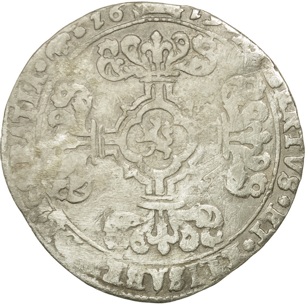 Coin, Spanish Netherlands, Albert & Isabella, 3 Patards, 1619, Brussels