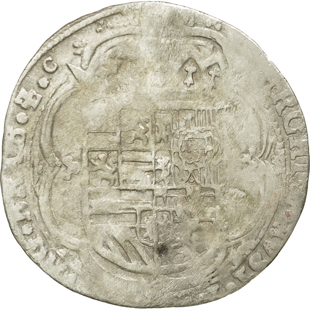 Coin, Spanish Netherlands, Albert & Isabella, 3 Patards, 1619, Brussels