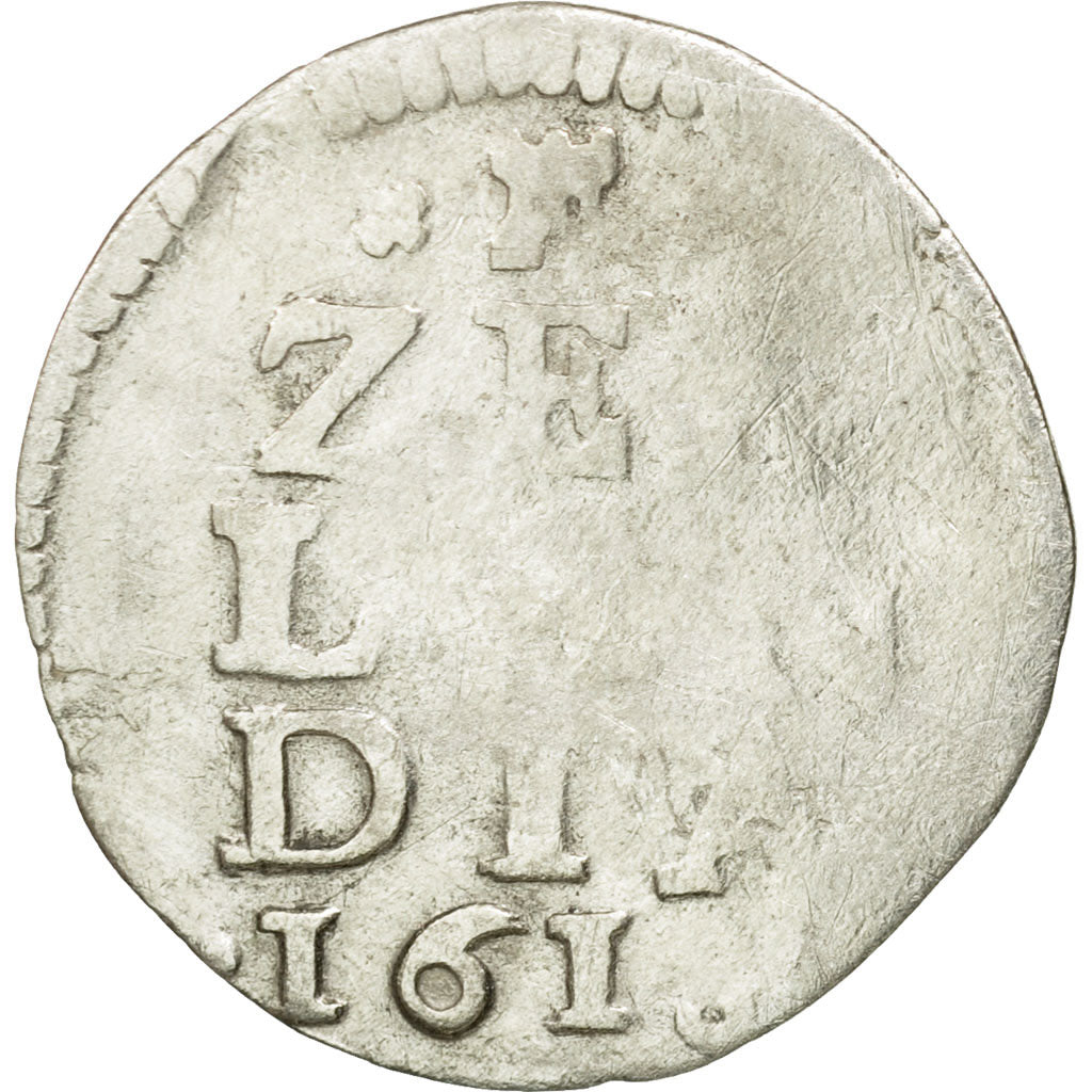 Coin, Netherlands, ZEELAND, 2 Stuiver, 1618, VG(8-10), Silver, KM:29