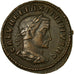 Coin, Maximinus II, Follis, AD 307, Lyons, EF(40-45), Bronze, RIC:214a