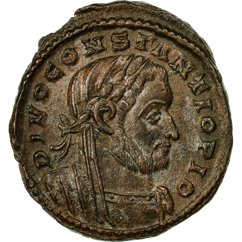 Coin, Divus Constantius I, Follis, 307-310, London, AU(50-53), Bronze, RIC:110