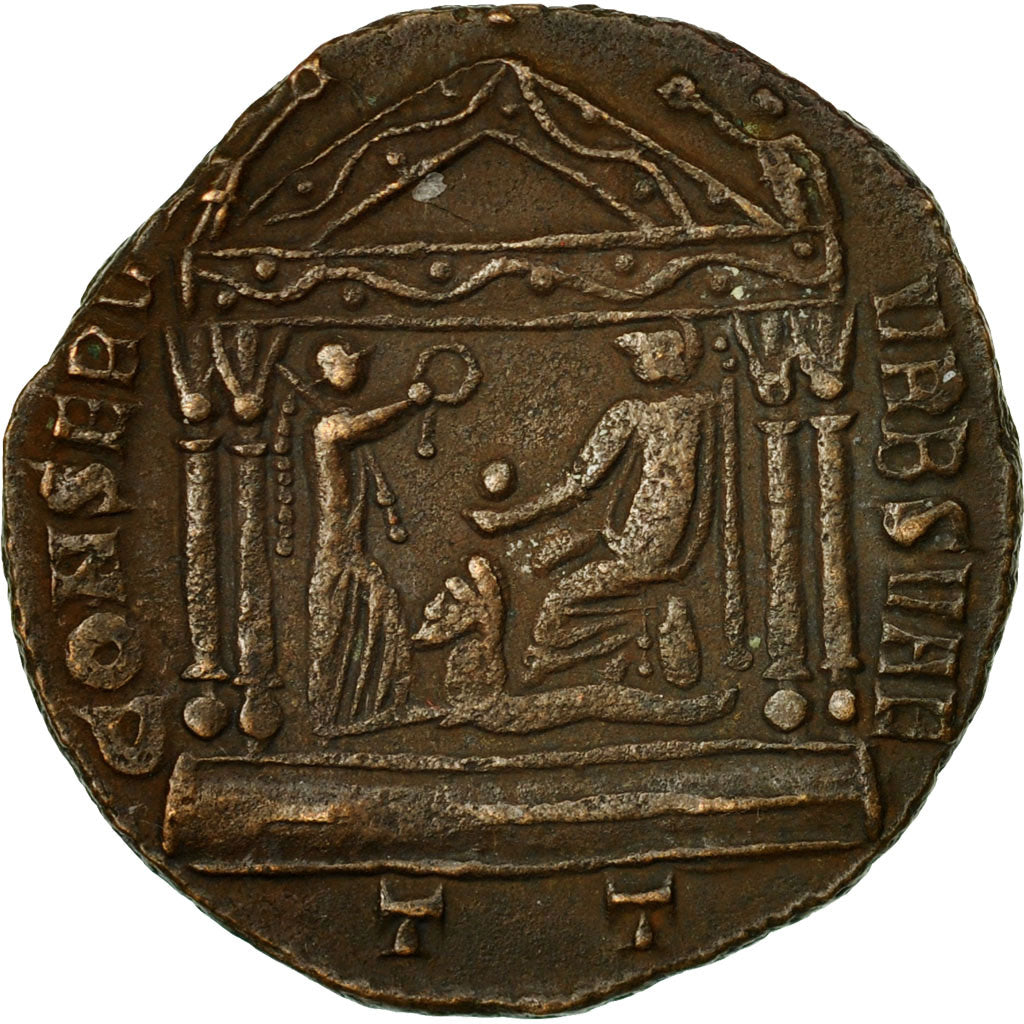 Moneta, Maxentius, Follis, 308-310, Ticinum, BB, Bronzo, RIC:106