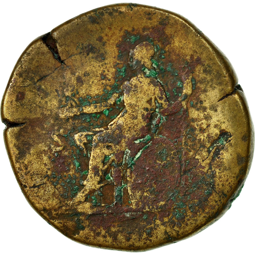 Munten, Marcus Aurelius, Sestertius, 172, Rome, ZG, Bronze