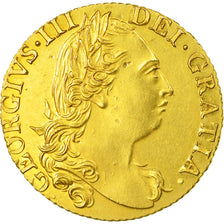 Coin, Great Britain, George III, Guinea, 1774, MS(60-62), Gold, KM:604