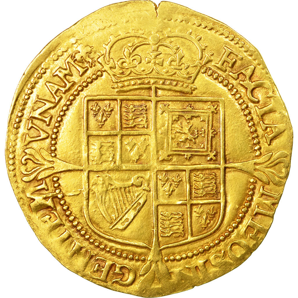 Münze, Großbritannien, James I, Laurel, 1624, London, Trefoil, SS+, Gold
