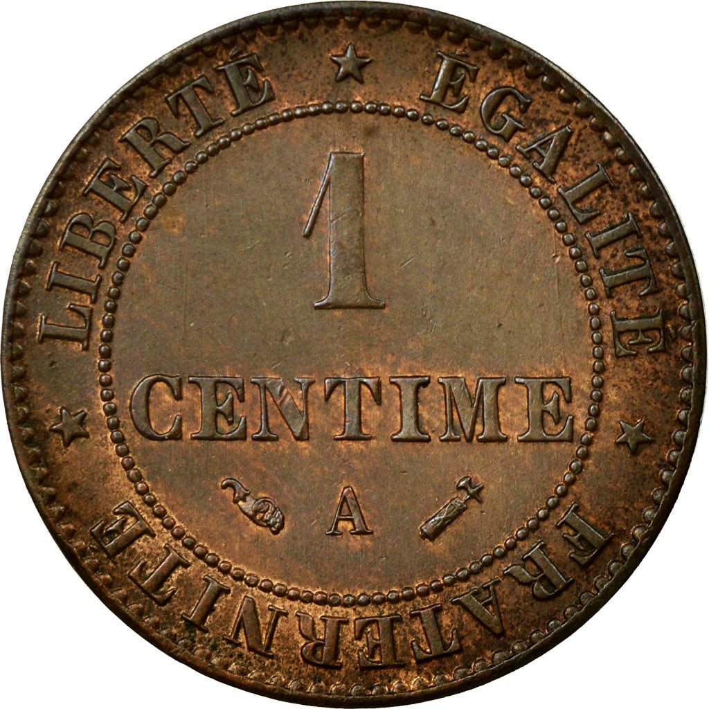 Coin, France, Cérès, Centime, 1894, Paris, MS(60-62), Bronze, Gadoury:88