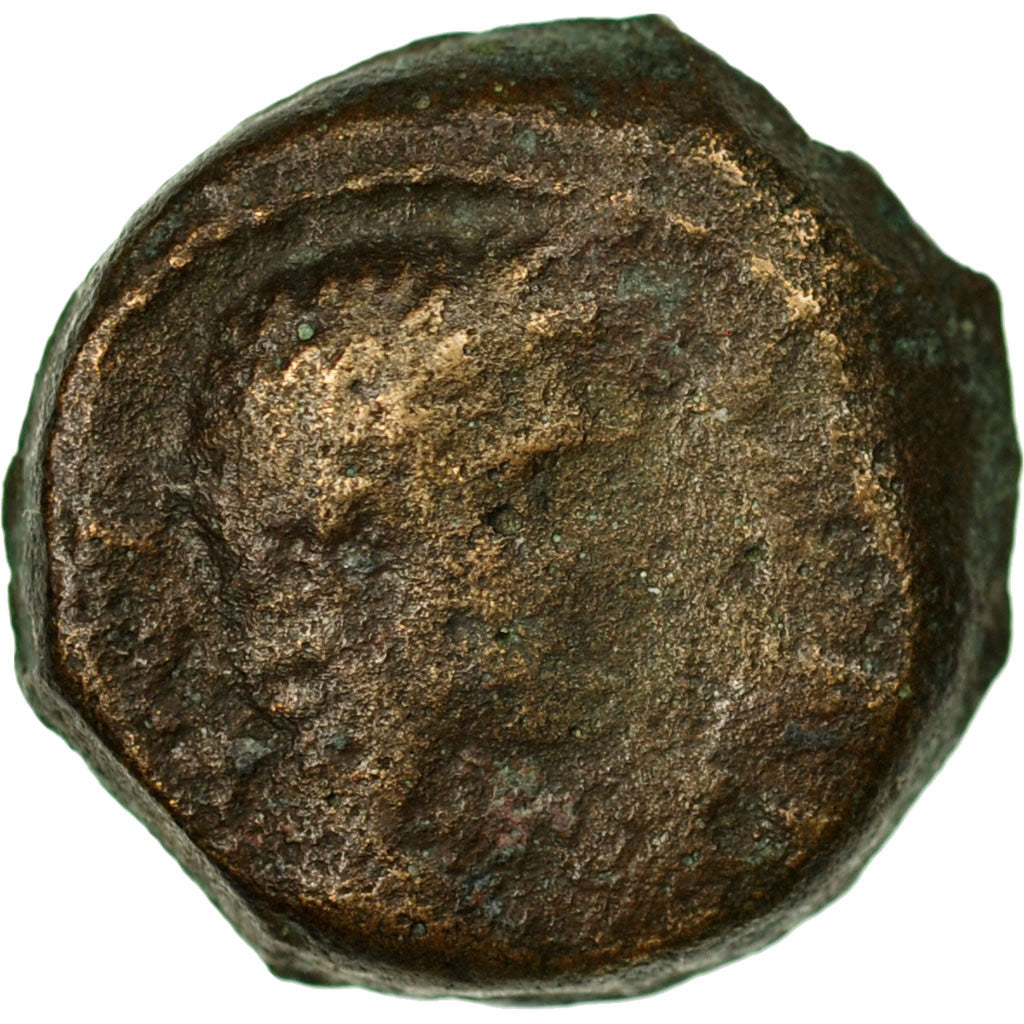 Coin, Augustus, Dichalkon, Alexandria, Rare, VF(20-25), Bronze