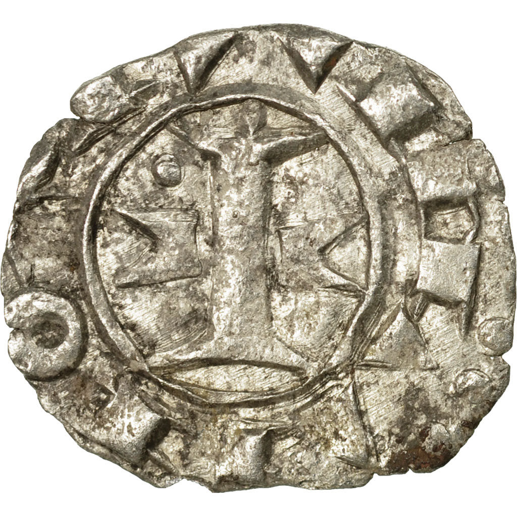 Coin, France, Languedoc, Anonymous, Denarius, EF(40-45), Billon, Boudeau:753